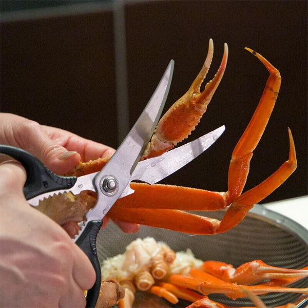 Kyoto Katsugu Kitchen Long Curved Scissors Made in Japan