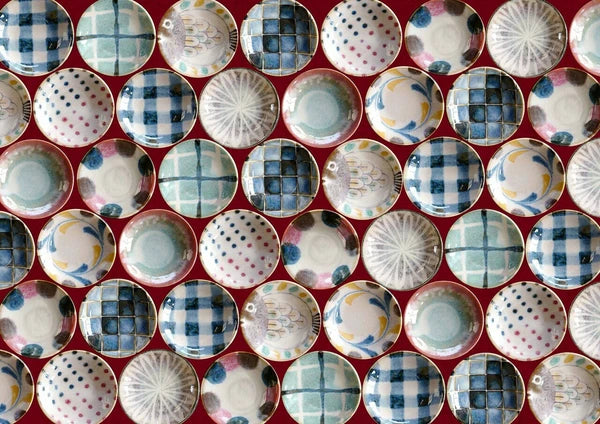 Japan Made Blush-colored small dish plate