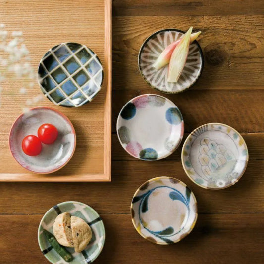 Japan Made Blush-colored small dish plate