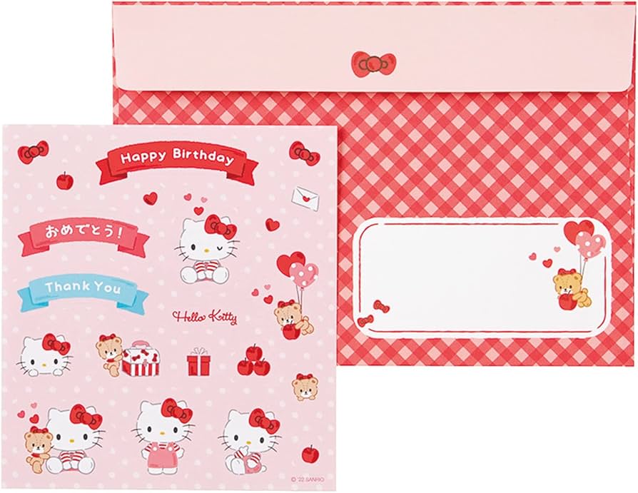 Assorted Japan Made SANRIO Greeting Cards