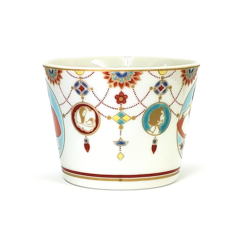 Japan Kutani Yaki Kaneshotouki Heidi and Yuki,Girl of the Alps goods,Soba Choko Cup