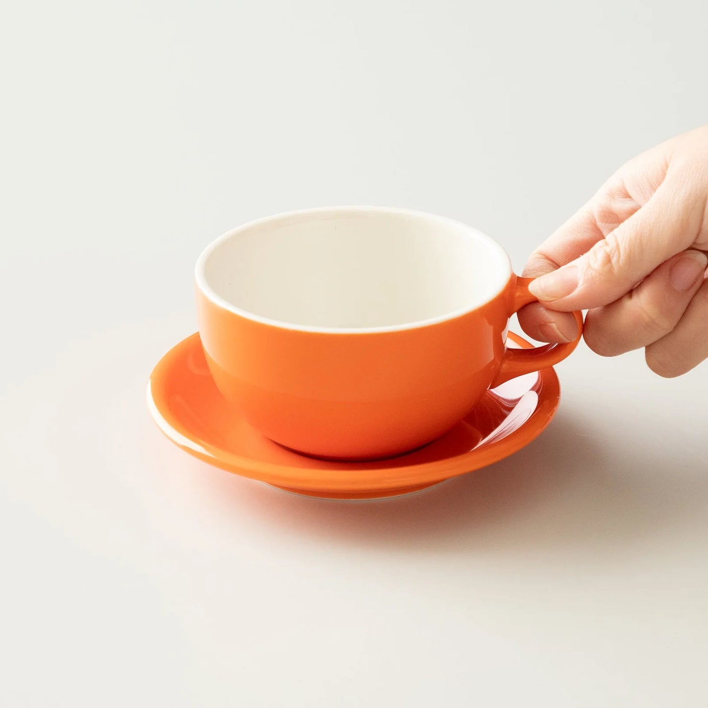 ORIGAMI 8oz Latte Bowl and Saucer Set
