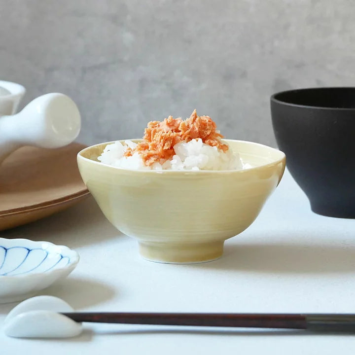 Japan Made Porcelain Round Rice Bowl