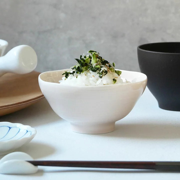 Japan Made Porcelain Round Rice Bowl