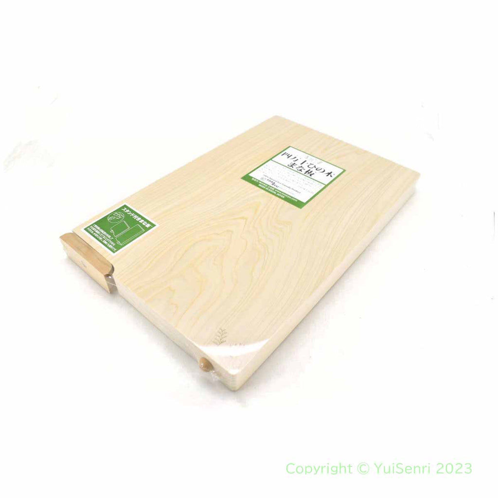 SHIMANTO HINOKI RYU Cypress Cutting Board with Stand
