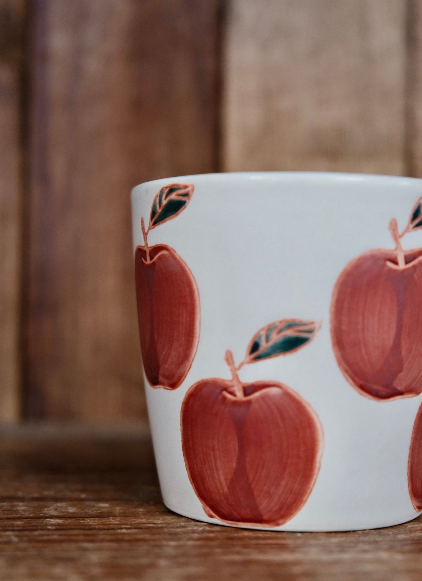 Hasami Yaki handcraft Apple Mug
