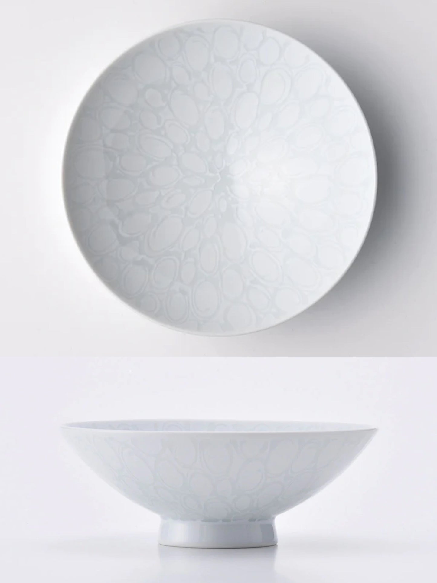 HAKUSAN Pottery Flat Bowl Chawan