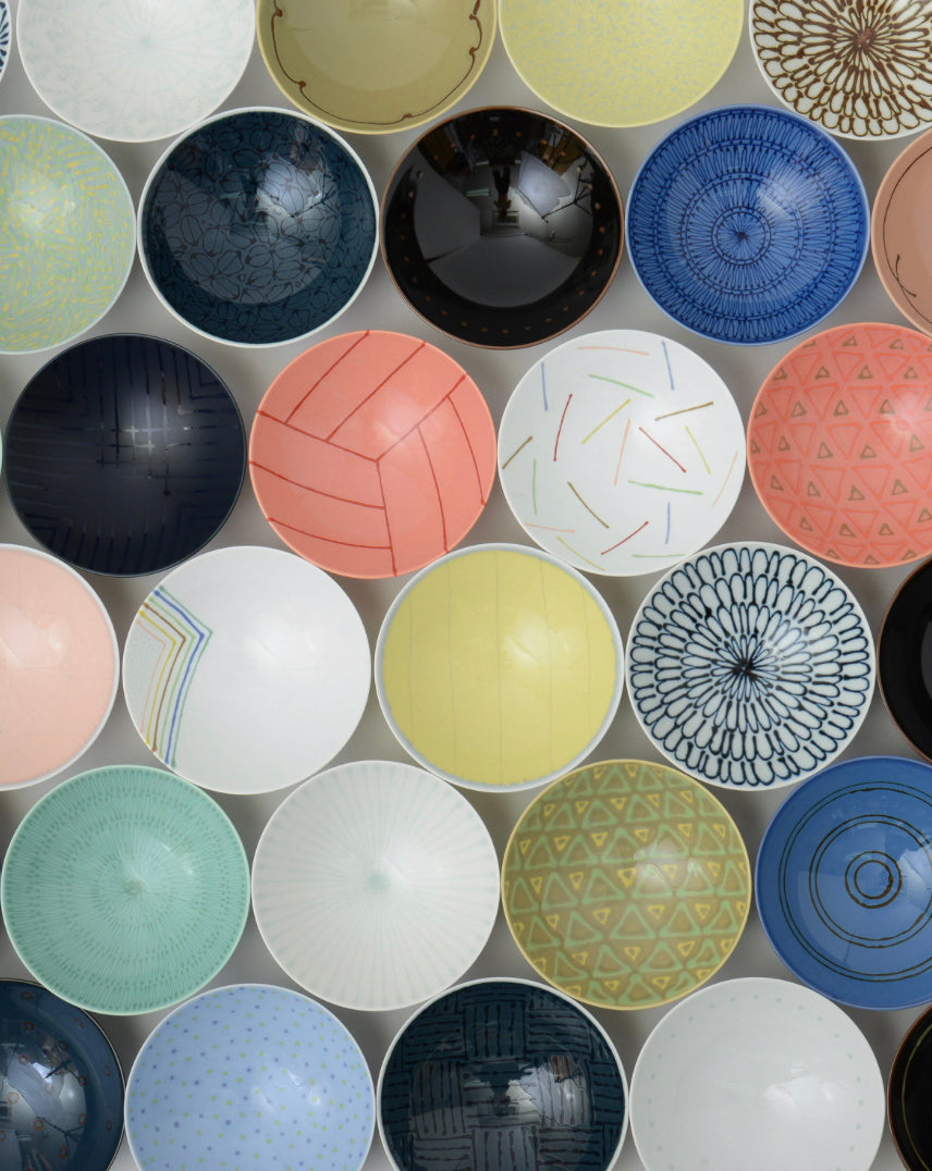 HAKUSAN Pottery Flat Bowl Chawan