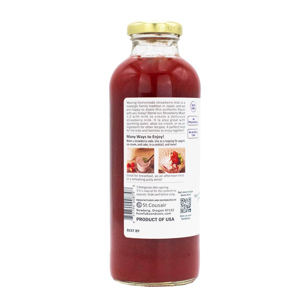 Kuze Fuku & Sons HOMEMADE STRAWBERRY MIXER 15.9 FL OZ