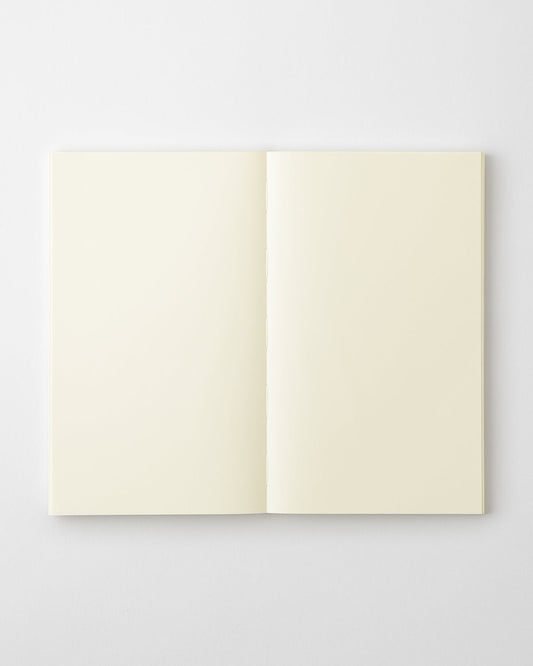 MD Notebook B6 Slim blank open pages