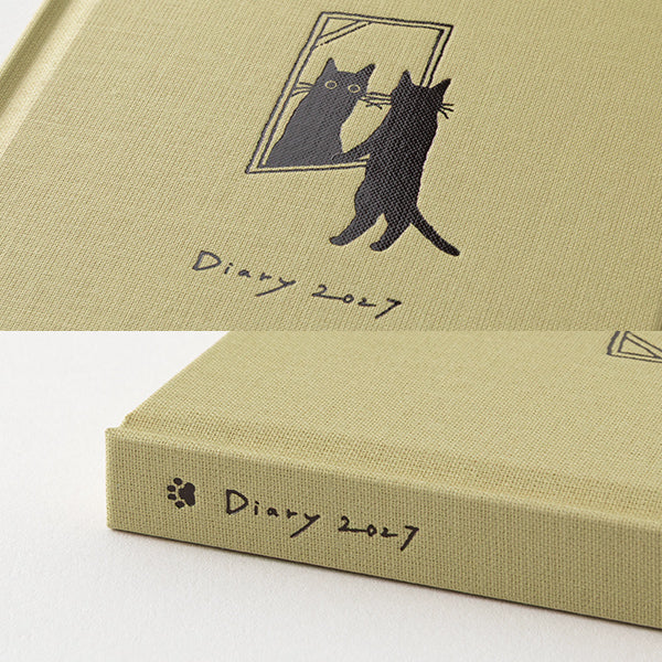 Book Style Diary B6 Variant Cat Beige 2027