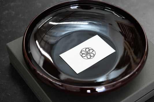 MIYAMA x TSUDOI by RINA ONO(IRON MAROON SERVING BOWL)