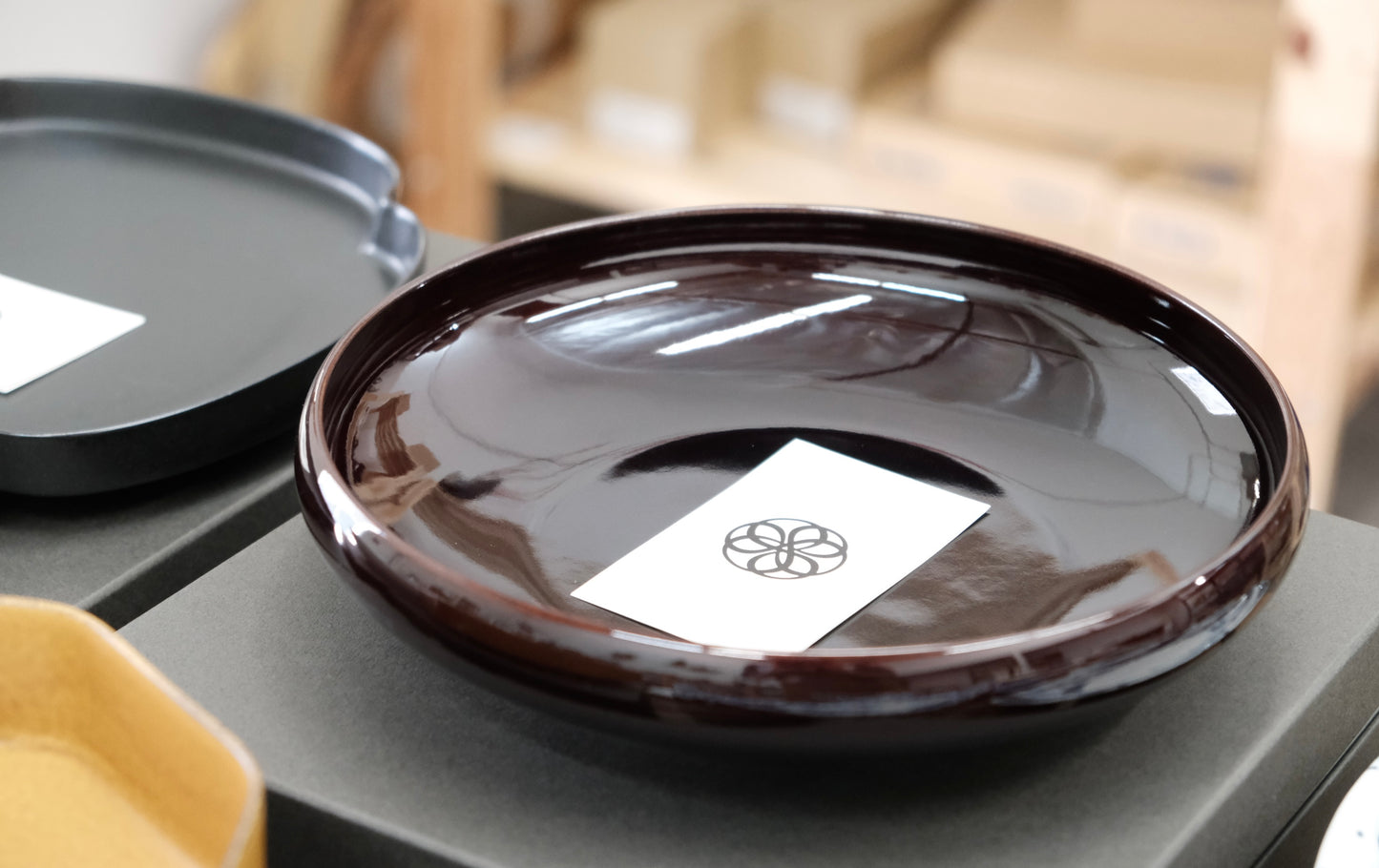 MIYAMA x TSUDOI by RINA ONO(IRON MAROON SERVING BOWL)