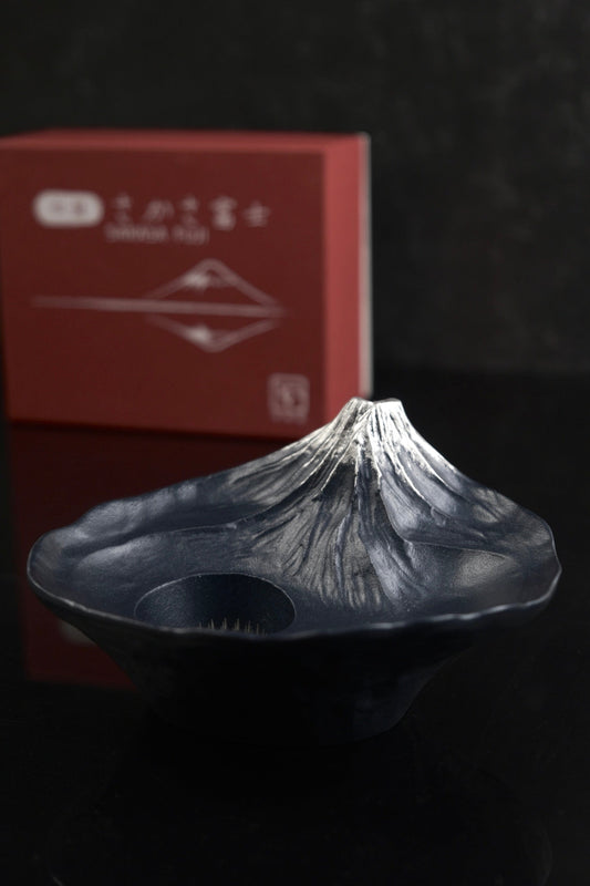 JAPAN GINGA-DO Ikebana Aluminum MT FUJI Flower Vase (Gift Box)