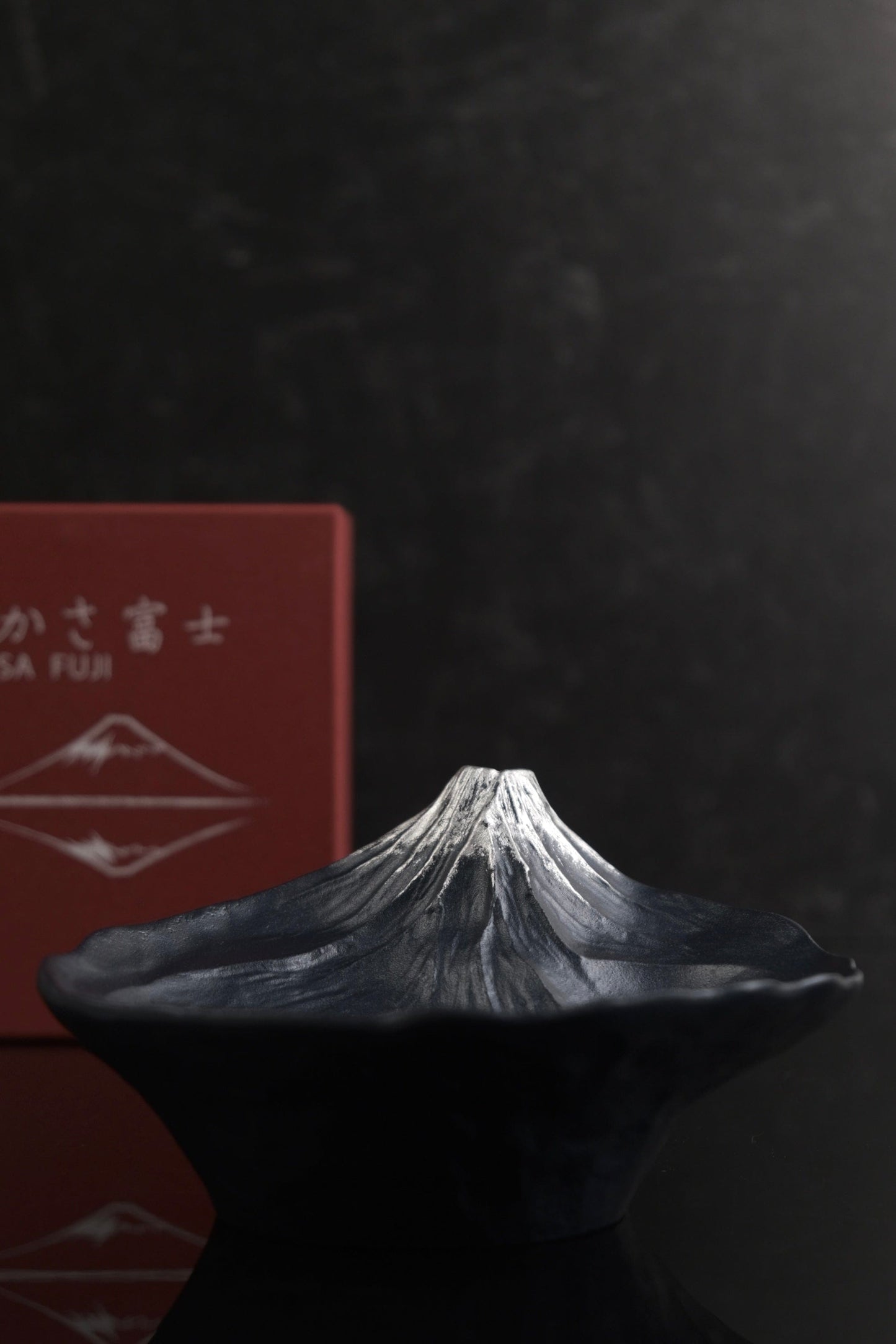 JAPAN GINGA-DO Ikebana Aluminum MT FUJI Flower Vase (Gift Box)
