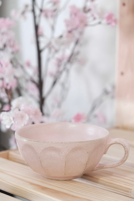 KANEKO KOHYO Rinka Flower Coffee Bowl (Pink)