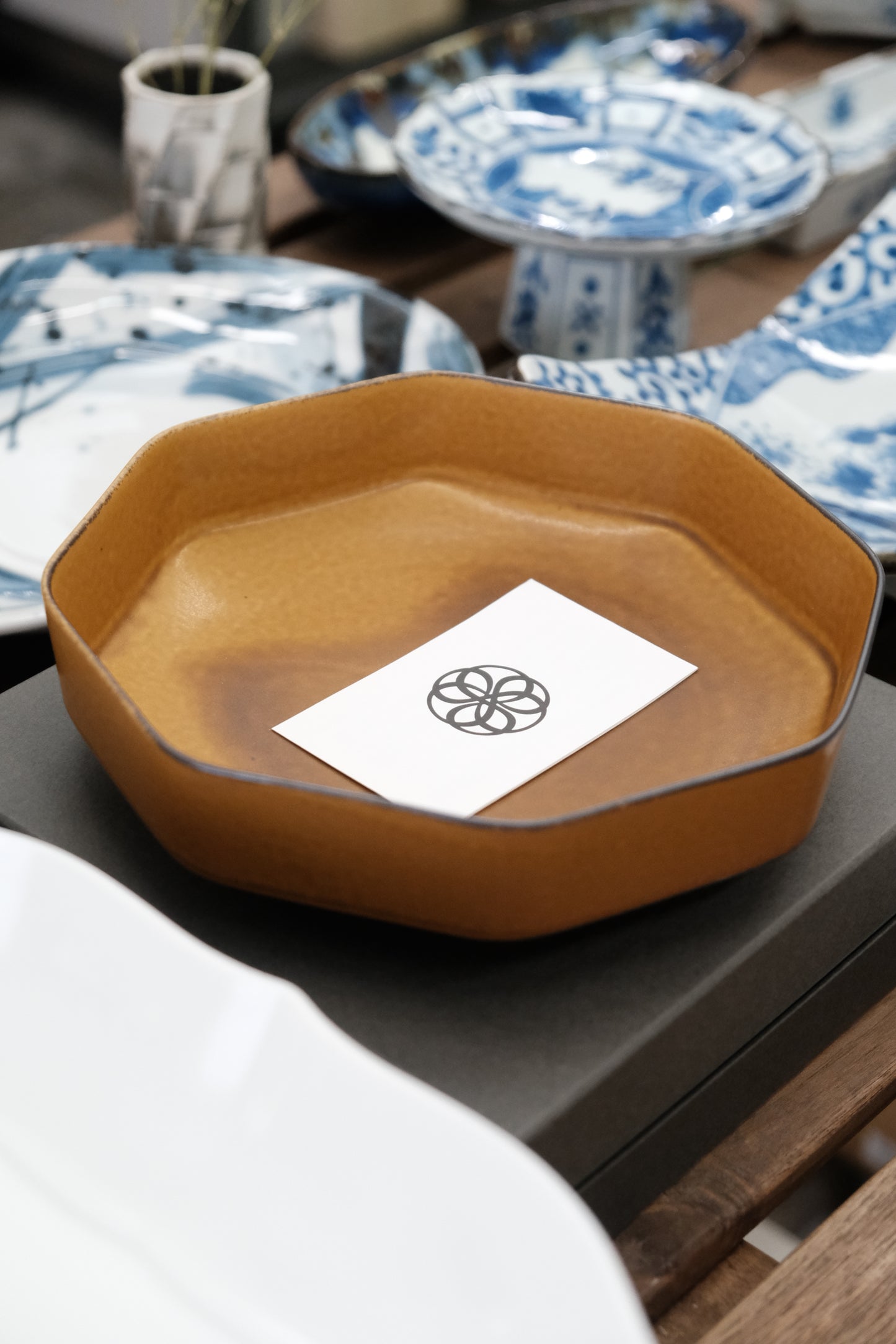 MIYAMA x TSUDOI by RINA ONO(YELLOW OCTAGON BOWL)
