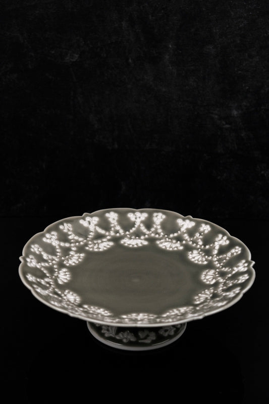 【Limited Edition Special Sale】Artisans-大串真司 Ougushi Masashi High Ground Plate L(Grey)