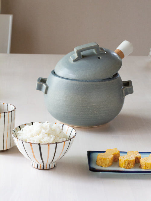 Japan Made Banko Ware Premium Donabe for Rice 1.8L