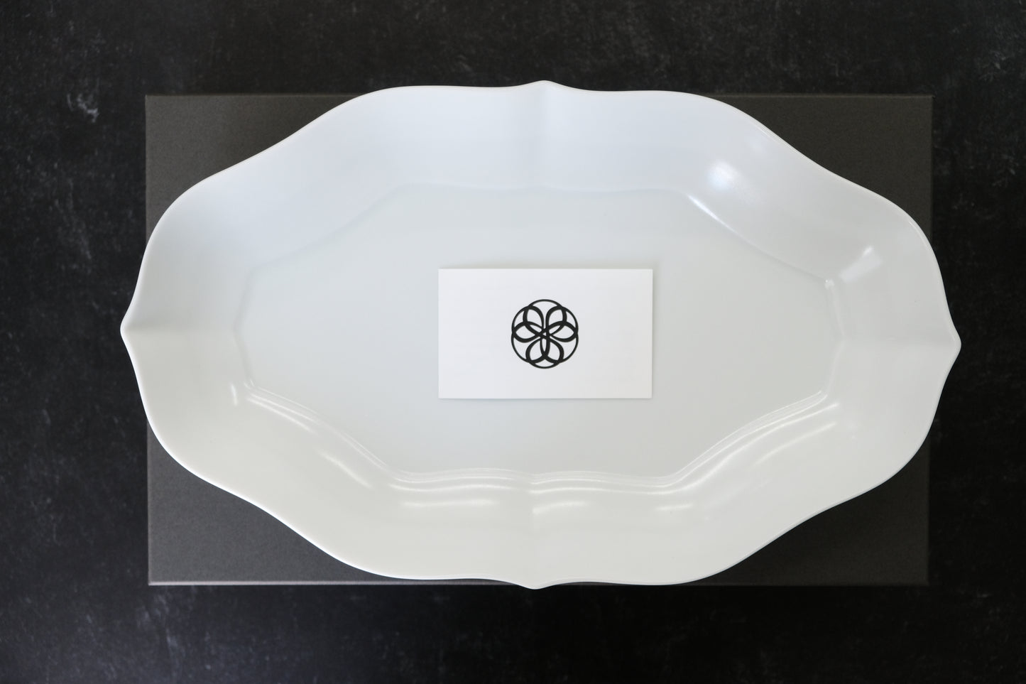 MIYAMA x TSUDOI by RINA ONO( WHITE ROTANA PLATE)