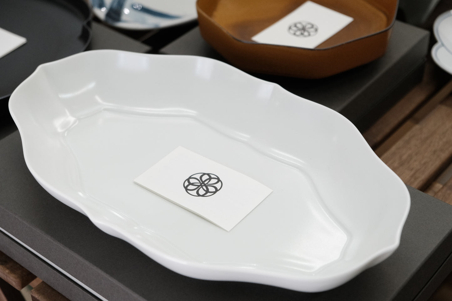 MIYAMA x TSUDOI by RINA ONO( WHITE ROTANA PLATE)