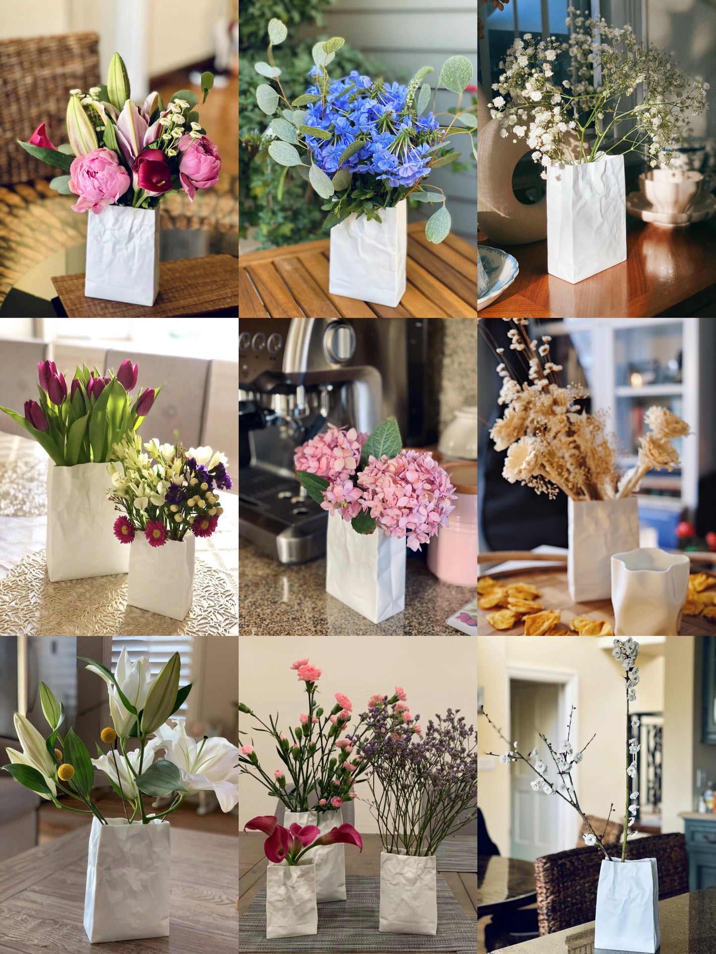 ARTISANS-小松 誠Makoto Komatsu CRINKLE COLLECTION FLOWER VASE