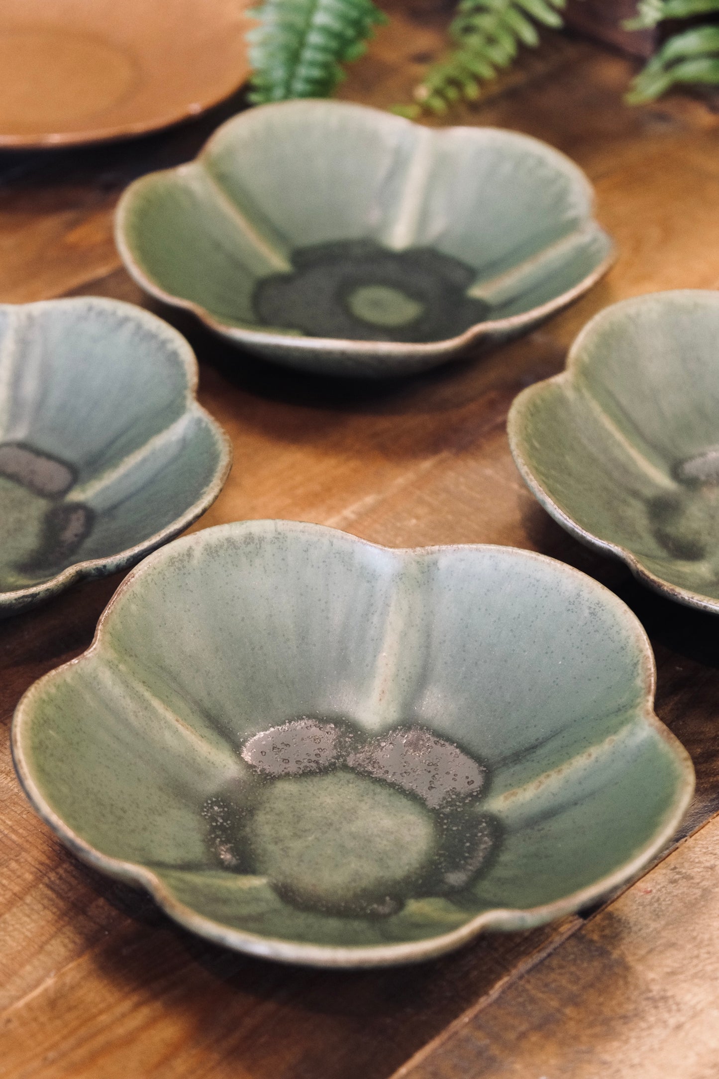 Yoshida Pottery Ume Bowl (Green)
