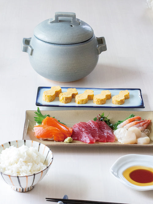 Japan Made Banko Ware Premium Donabe for Rice 1.8L
