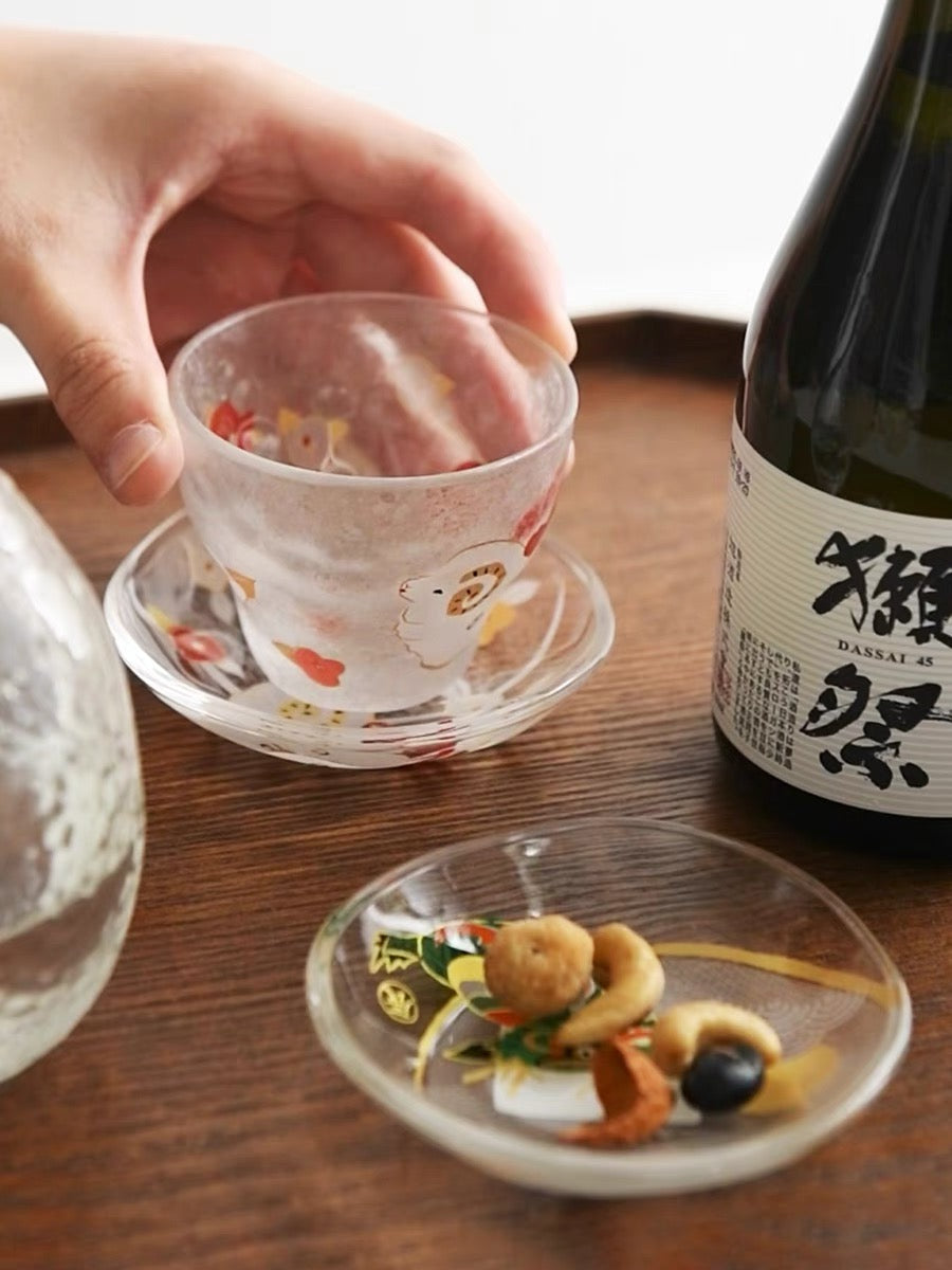 Japan Made Aderia Zodiac Sake Cup (Gift Box)