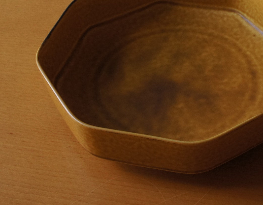 MIYAMA x TSUDOI by RINA ONO(YELLOW OCTAGON BOWL)
