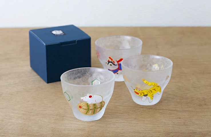 Japan Made Aderia Zodiac Sake Cup (Gift Box)