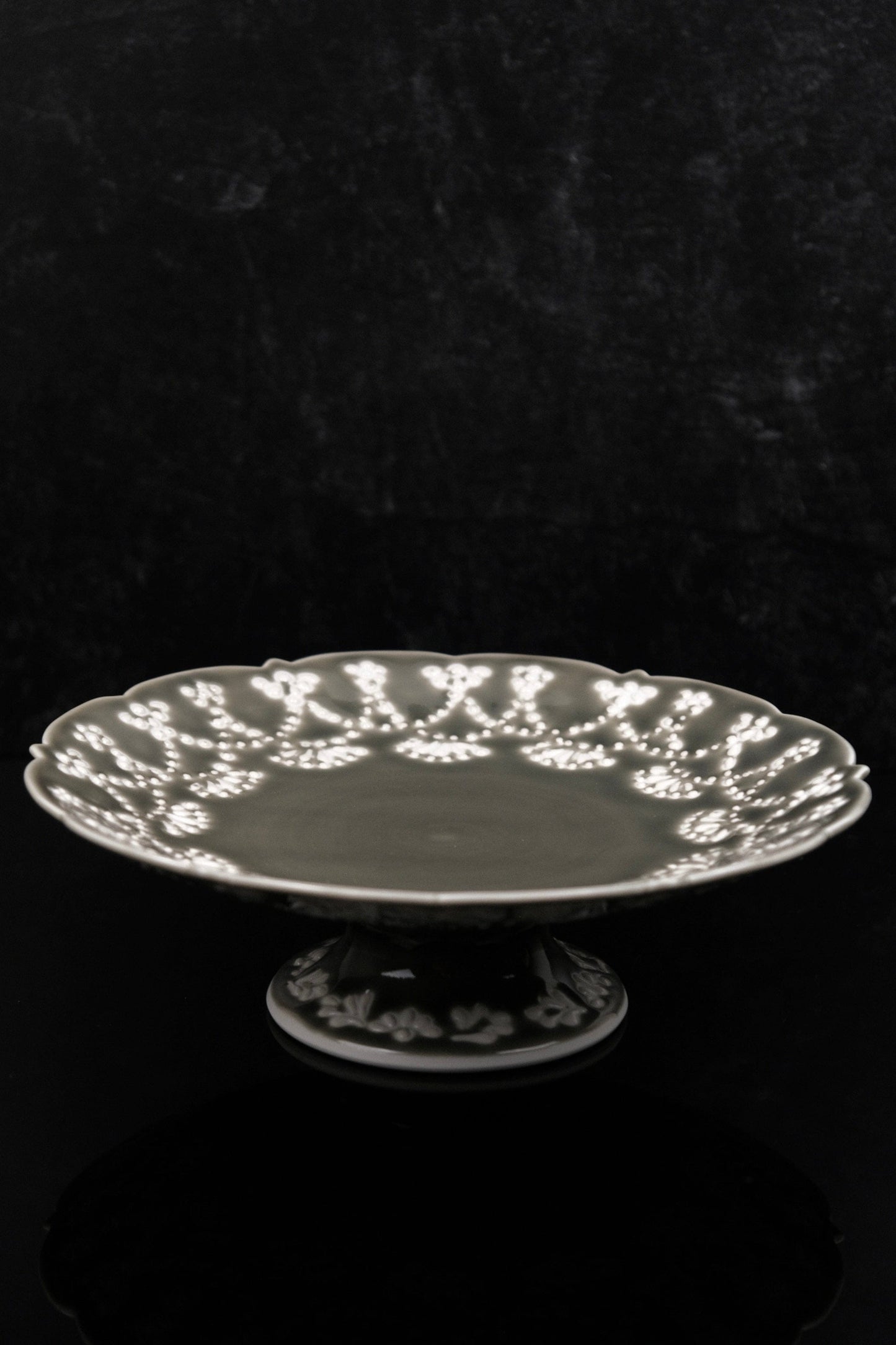 【Limited Edition Special Sale】Artisans-大串真司 Ougushi Masashi High Ground Plate L(Grey)