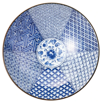 Japan Made Minoware Large Ramen Bowl-Prosperous Peony