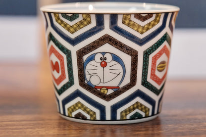 Japan Kutani Yaki Kaneshotouki Doraemon Soba Choko Cup