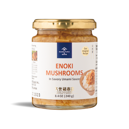 Kuze Fuku & Sons ENOKI MUSHROOMS IN SAVORY UMAMI SAUCE