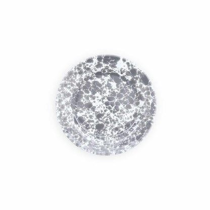 Crow Canyon Splatter Enamelware Flat Salad Plate