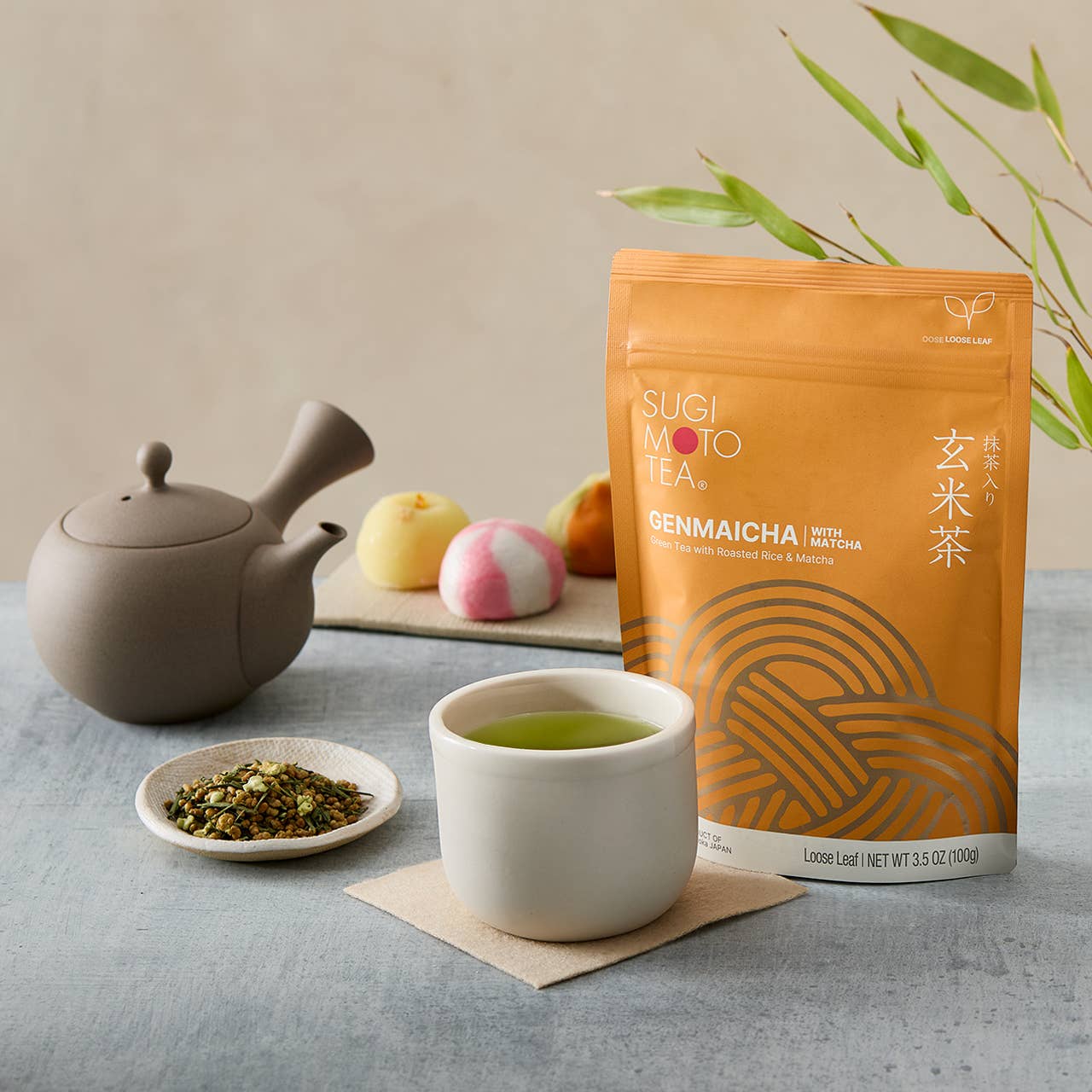 Sugimoto Tea Company - Genmaicha (Japanese Green Tea with Roasted Rice) Loose Leaf