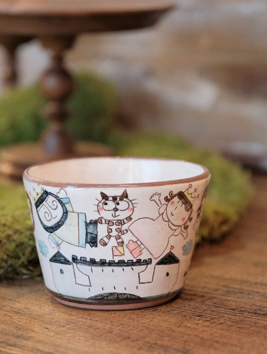 野村典子-Noriko Nomura Handmade Storybook Collection Soup Mug (#8）