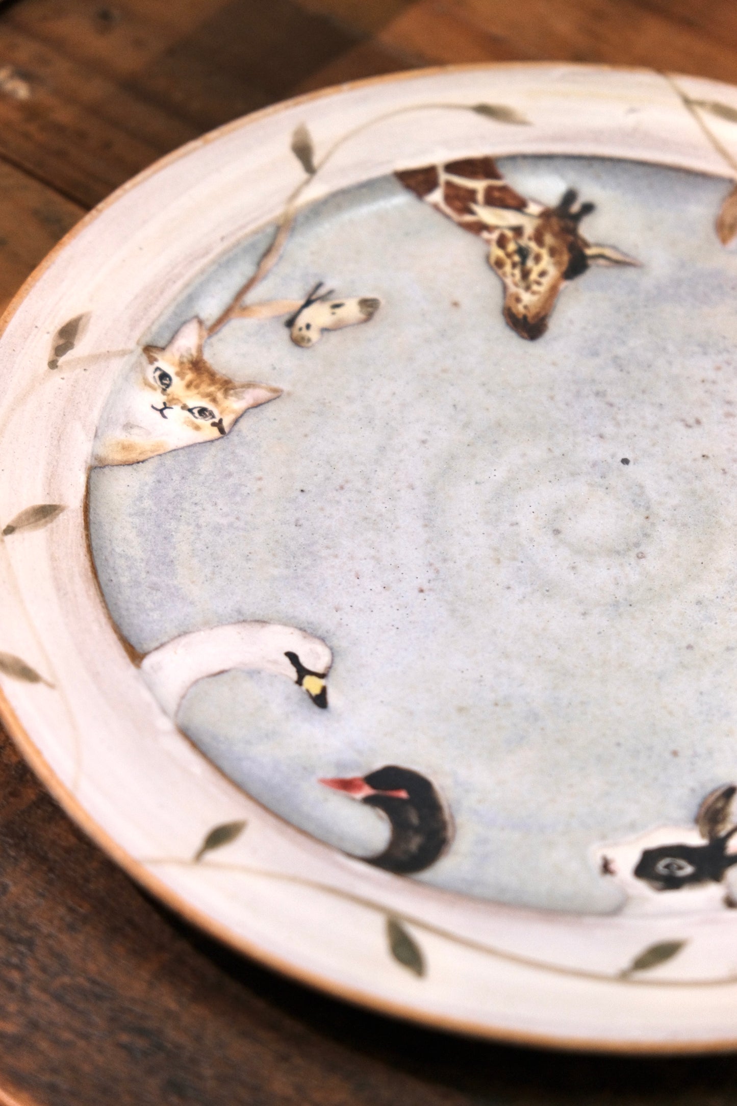 Artisans-森安幸代 Acne Pottery Studio Handmade 25cm/9.8inch Large plate