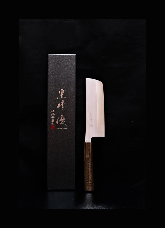 YU KUROSAKI-NEW GEKKO VG-XEOS Nakiri 165MM (Handle: Sandalwood)