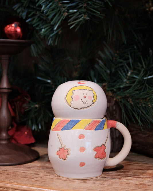COSAEL-Christmas special Limited Handmade Snowman cup #2