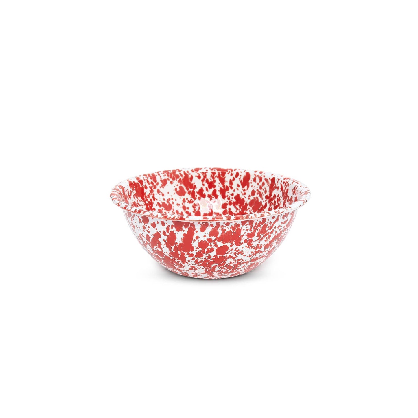 Crow Canyon Splatter Enamelware Small Serving Bowl
