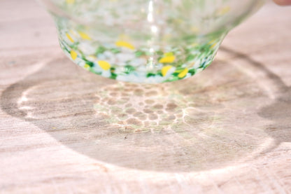 Handblown Glass Spouted  Matcha Bowl
