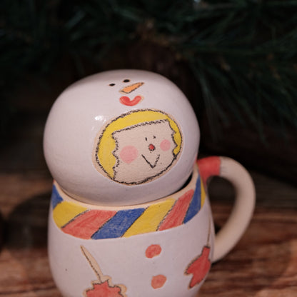 COSAEL-Christmas special Limited Handmade Snowman cup #2