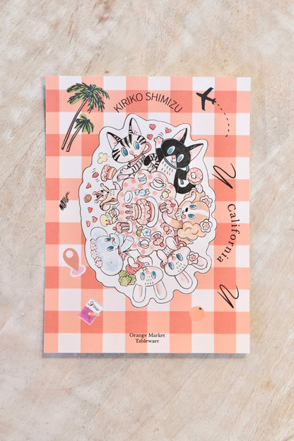 KIRIKO SHIMIZU-清水桐子 California Exhibition postcard