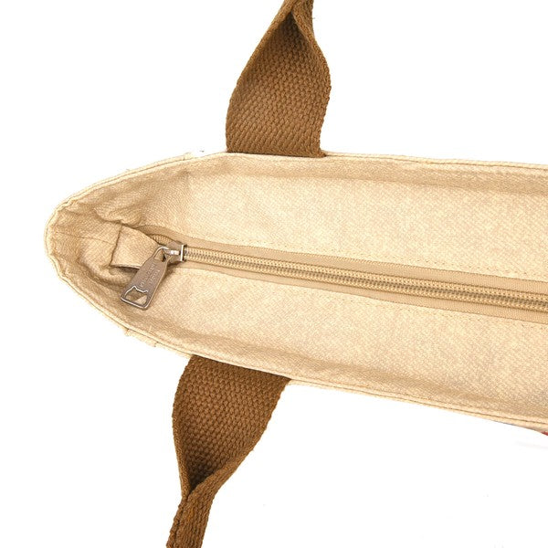 Zip closure detail