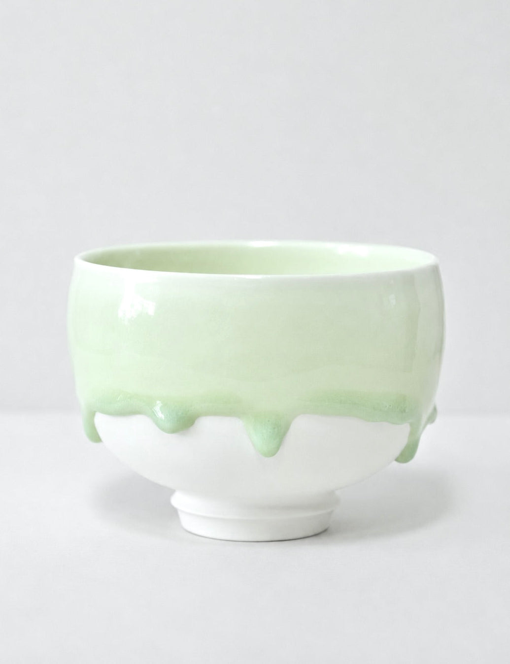 Eiji Miyaki Matcha Bowl -Shizuku (Apple Mist）