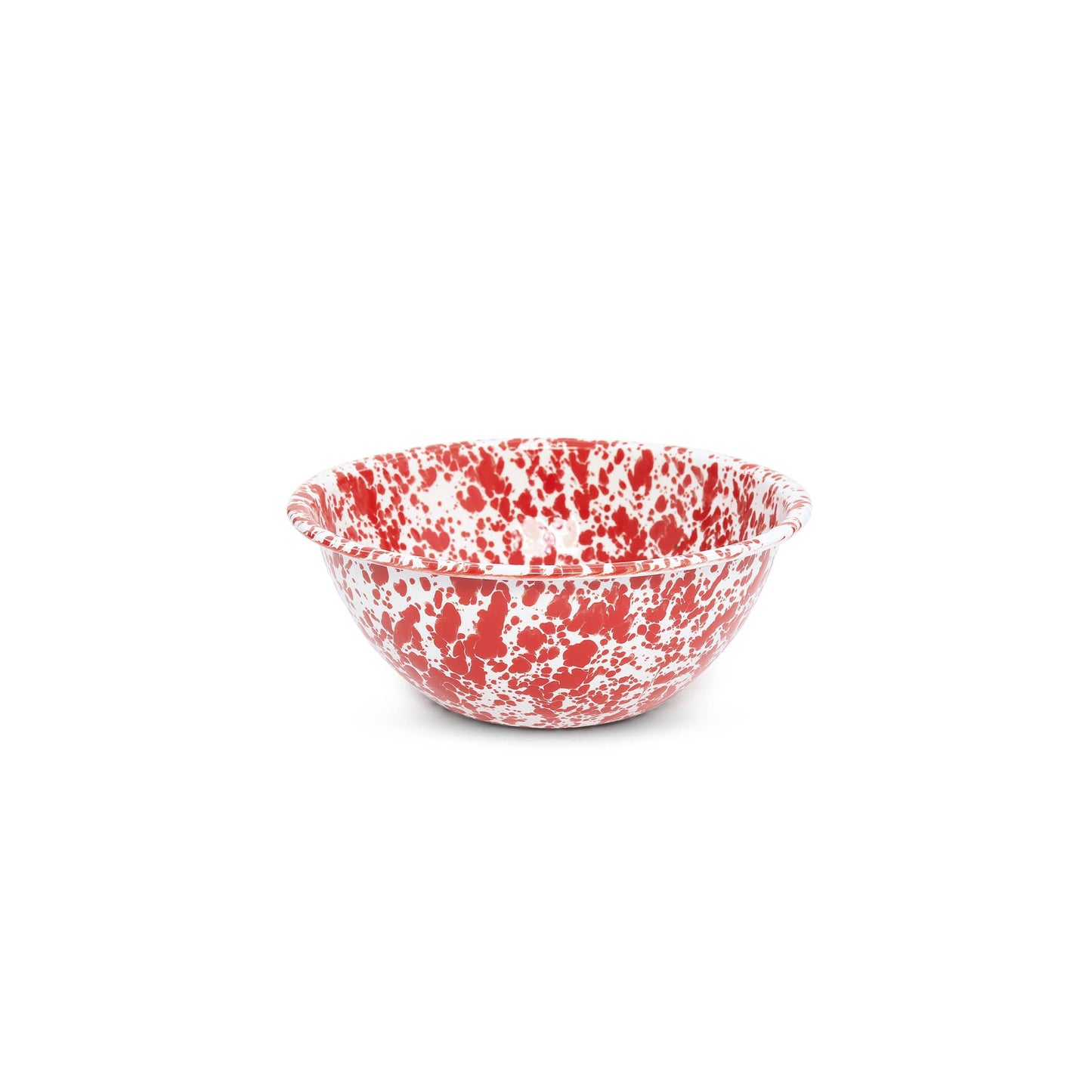 Crow Canyon Splatter Enamelware Small Serving Bowl