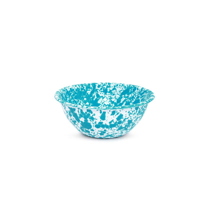 Crow Canyon Splatter Enamelware Small Serving Bowl