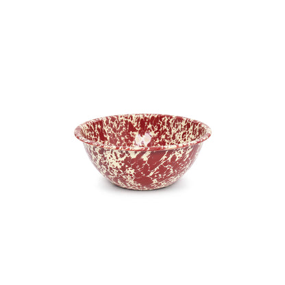 Crow Canyon Splatter Enamelware Small Serving Bowl